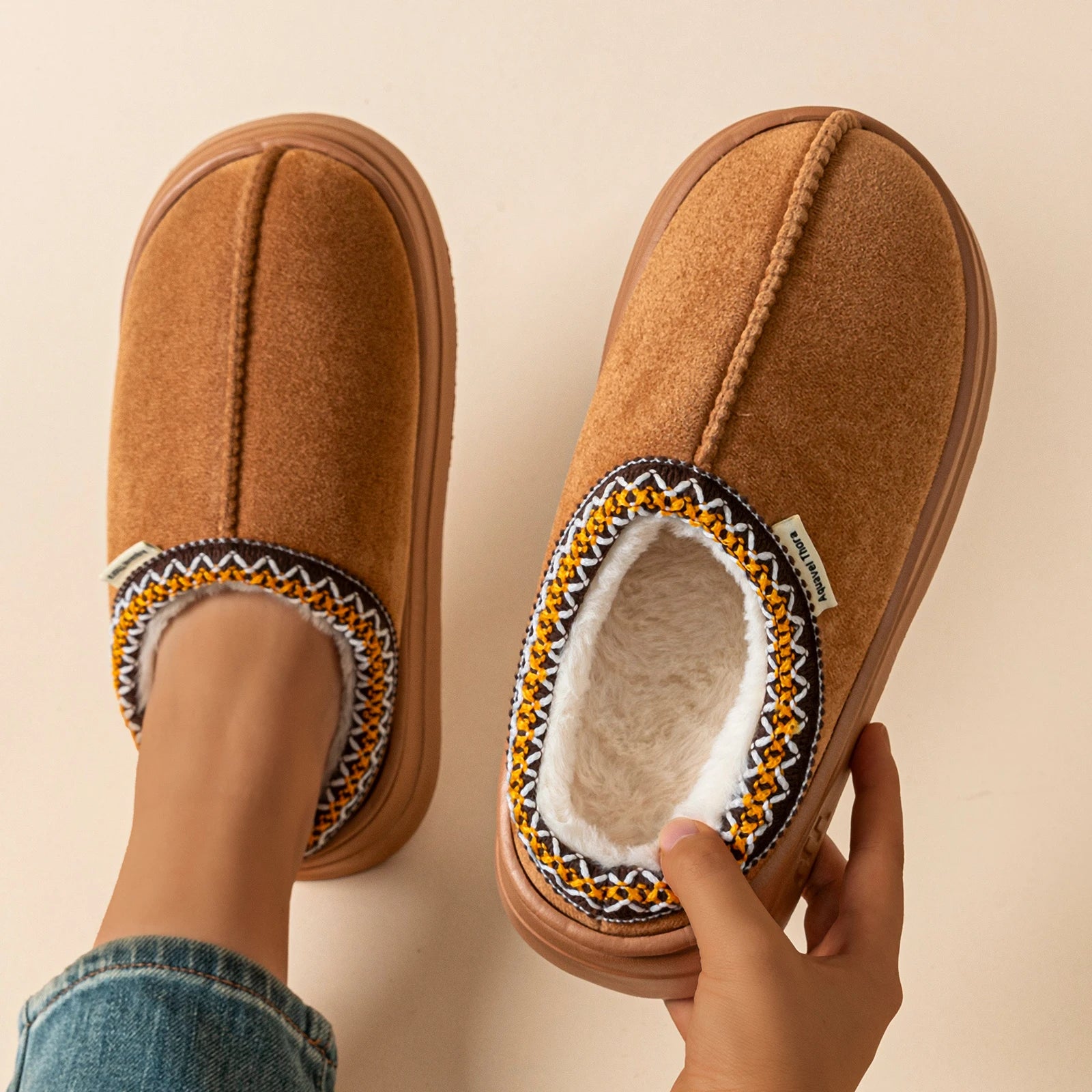 Restoré Fuzzy Slippers